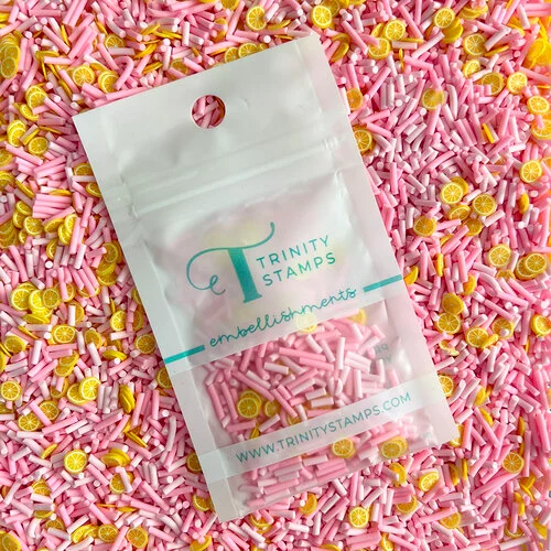 Trinity Stamps - Embellishment Mix - Pink Lemonade 1 Trinity Stamps - Embellishment Mix - Pink Lemonade