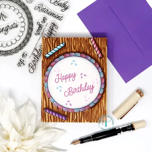 Trinity Stamps - Clear Photopolymer Stamps - Cake Top
