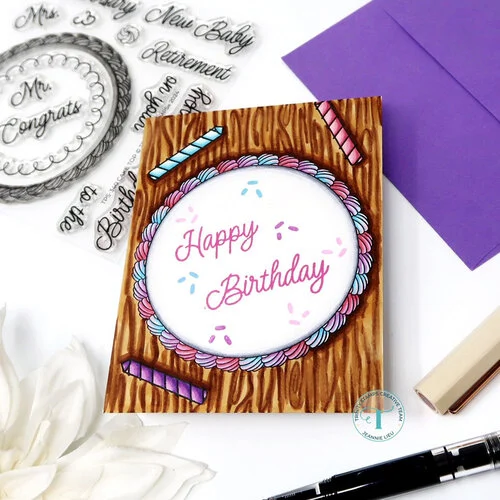 Trinity Stamps - Clear Photopolymer Stamps - Cake Top