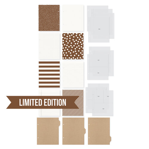 Simple Stories - SNAP Studio Collection - Binder - Brown 3 Simple Stories - SNAP Studio Collection - Binder - Brown