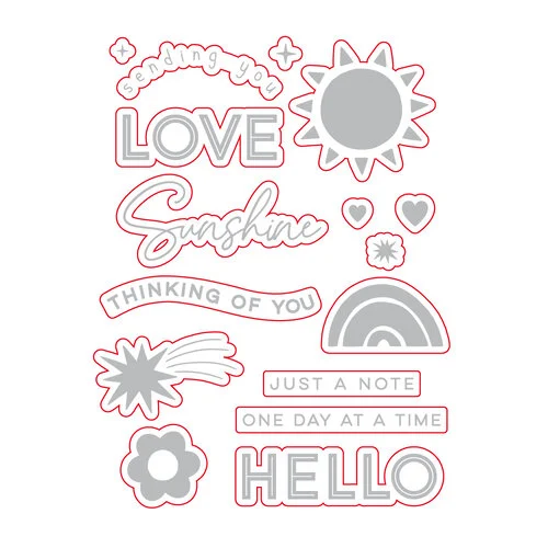 Scrapbook.com - Coordinating Die Set - Sunshine 1 Scrapbook.com - Coordinating Die Set - Sunshine