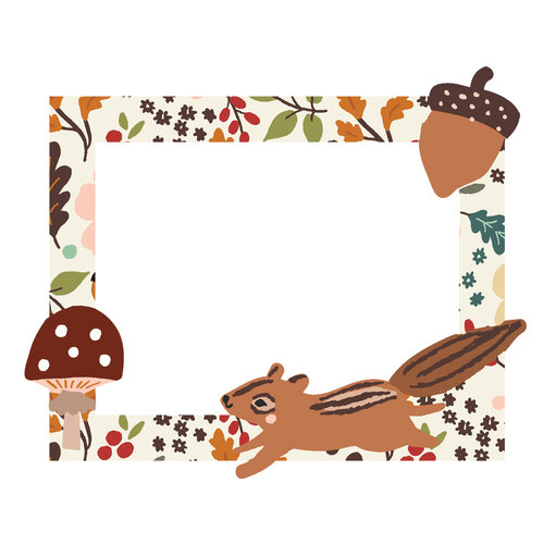 Simple Stories - Cider & Donuts Collection - Chipboard Frames