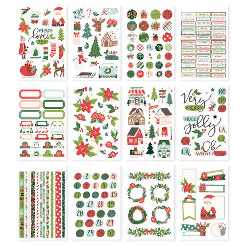 Simple Stories - Santas Village Collection - Sticker Book