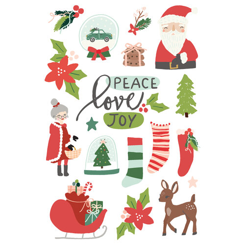 Simple Stories - Santas Village Collection - Sticker Book