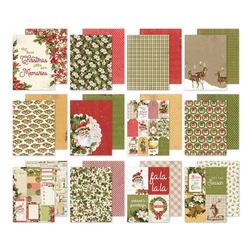 Simple Stories - Simple Vintage Yuletide Collection - 6 x 8 Paper Pad 2 Simple Stories - Simple Vintage Yuletide Collection - 6 x 8 Paper Pad