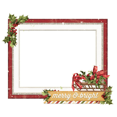 Simple Stories - Simple Vintage Yuletide Collection - Chipboard Frames 4 Simple Stories - Simple Vintage Yuletide Collection - Chipboard Frames