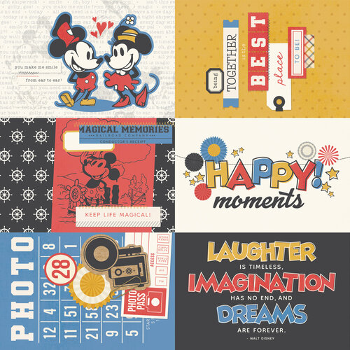 Simple Stories - Say Cheese Classic Mouse Collection - 12 x 12 Double Sided Paper - 4 x 6 Elements 2 Simple Stories - Say Cheese Classic Mouse Collection - 12 x 12 Double Sided Paper - 4 x 6 Elements