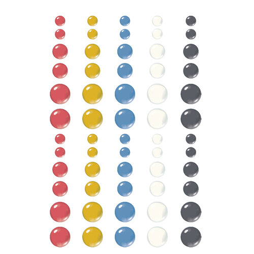 Simple Stories - Say Cheese Classic Mouse Collection - Enamel Dots 2 Simple Stories - Say Cheese Classic Mouse Collection - Enamel Dots