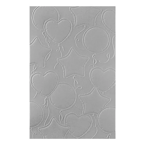 Spellbinders - Simon Hurley - Simon's Birthday Bash Collection - 3D Embossing Folder - Party Balloons 2 Spellbinders - Simon Hurley - Simon's Birthday Bash Collection - 3D Embossing Folder - Party Balloons