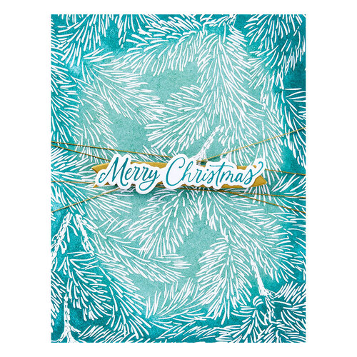 Spellbinders - BetterPress Collection - Press Plates - Night and Day Pines 4 Spellbinders - BetterPress Collection - Press Plates - Night and Day Pines