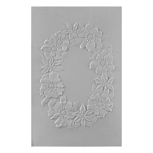 Spellbinders - 3D Embossing Folder - Nature's Botanical Wreath 2 Spellbinders - 3D Embossing Folder - Nature's Botanical Wreath
