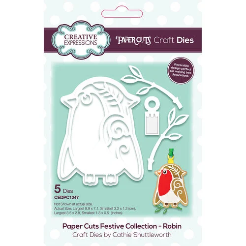 Creative Expressions - Craft Dies - Paper Cuts Festive - Robin