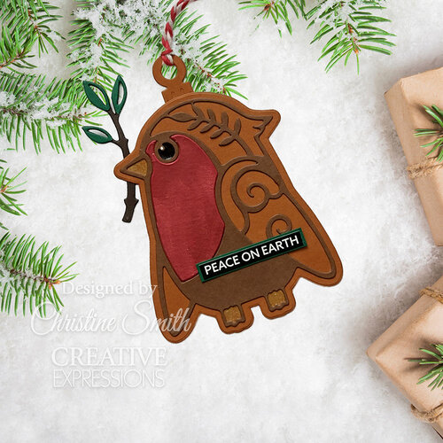 Creative Expressions - Craft Dies - Paper Cuts Festive - Robin