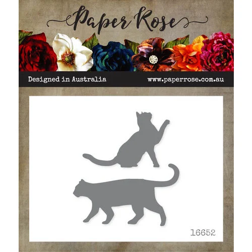Paper Rose - Dies - Walking Cat 1 Paper Rose - Dies - Walking Cat