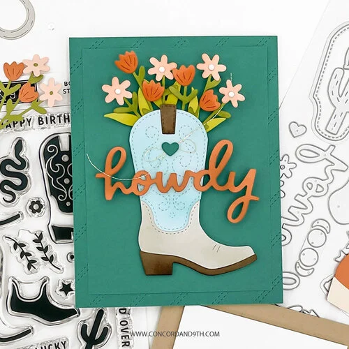 Concord and 9th - Clear Photopolymer Stamps - Bootcut 2 Concord and 9th - Clear Photopolymer Stamps - Bootcut