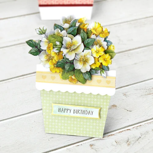 Katy Sue Designs - 3D Die Cut Decoupage Layers - Easy Pop Out Designs - Flower Patch