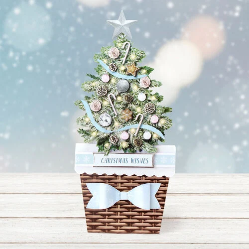 Katy Sue Designs - Card Making Kit - Christmas Flower Pots 3 Katy Sue Designs - Card Making Kit - Christmas Flower Pots