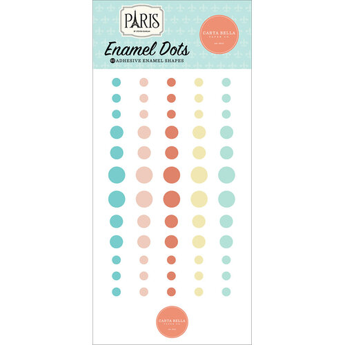 Carta Bella Paper - Paris Collection - Enamel Dots 1 Carta Bella Paper - Paris Collection - Enamel Dots