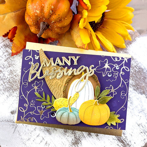 Papertrey Ink - Metal Dies - Bountiful Cornucopia 2 Papertrey Ink - Metal Dies - Bountiful Cornucopia
