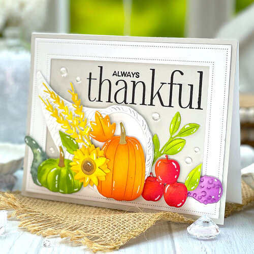 Papertrey Ink - Metal Dies - Bountiful Cornucopia 5 Papertrey Ink - Metal Dies - Bountiful Cornucopia