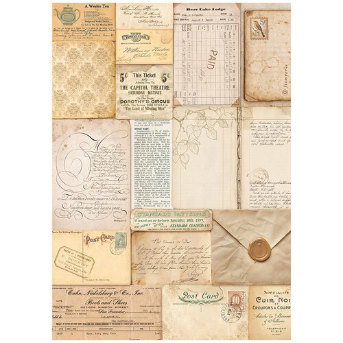 Stamperia - Golden Harmony Collection - A4 Rice Paper - 6 Pack 5 Stamperia - Golden Harmony Collection - A4 Rice Paper - 6 Pack