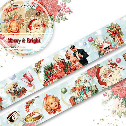 Memory Place - Merry & Bright Collection - Washi Tape - 1