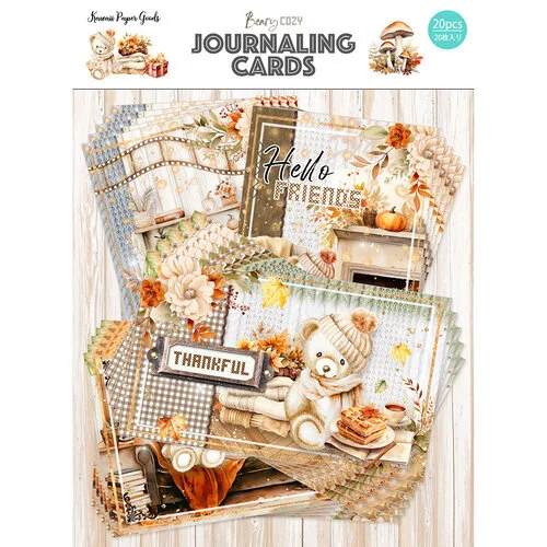 Memory Place - Beary Cozy Collection - Journaling Cards