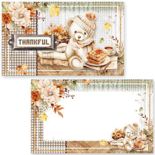 Memory Place - Beary Cozy Collection - Journaling Cards