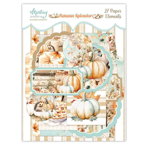 Mintay Papers - Autumn Splendor Collection - Embellishments - Paper Elements 1 Mintay Papers - Autumn Splendor Collection - Embellishments - Paper Elements