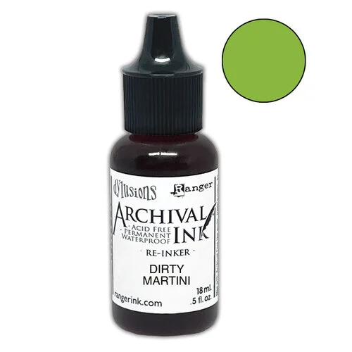 Ranger Ink - Dylusions - Archival Ink Reinker - Dirty Martini 1 Ranger Ink - Dylusions - Archival Ink Reinker - Dirty Martini