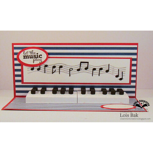 Karen Burniston - Craft Dies - Piano Keys Pop-Up 5 Karen Burniston - Craft Dies - Piano Keys Pop-Up