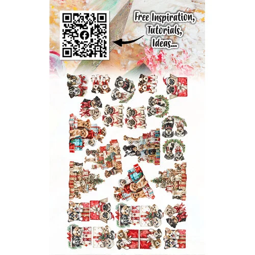 AALL and Create - Ephemera - Die-Cuts - Doggos Ho-Ho