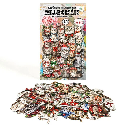 AALL and Create - Ephemera - Die-Cuts - Winter Whiskers