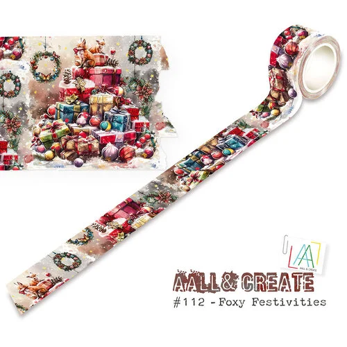 AALL and Create - Layer-It-Up Collection - Washi Tape - Foxy Festivities