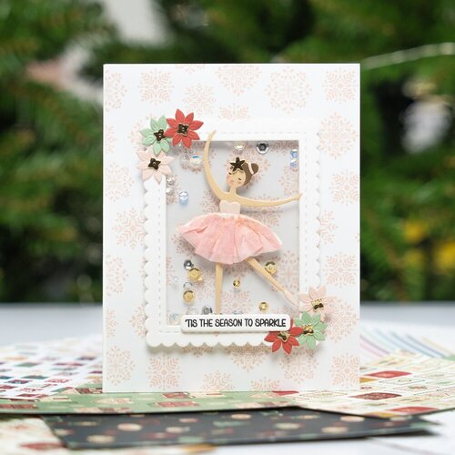 Scrapbook.com - Decorative Die Set - Build and Layer - Nutcracker and Ballerina 7 Scrapbook.com - Decorative Die Set - Build and Layer - Nutcracker and Ballerina