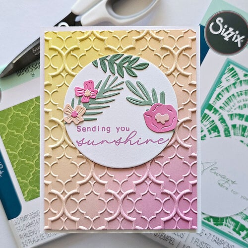 Sizzix - Stacey Park - 3D Textured Impressions - Embossing Folder - Textures from Afar