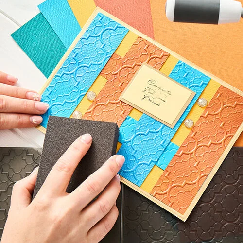 Sizzix - Stacey Park - 3D Textured Impressions - Embossing Folder - Textures from Afar