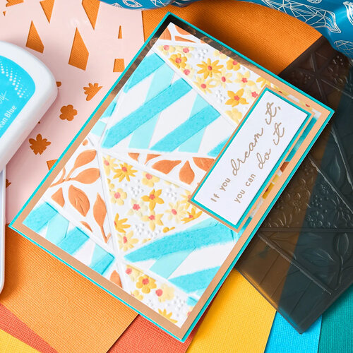 Sizzix - Stacey Park - Stencils - Fragmented Floral 2 9 Sizzix - Stacey Park - Stencils - Fragmented Floral 2