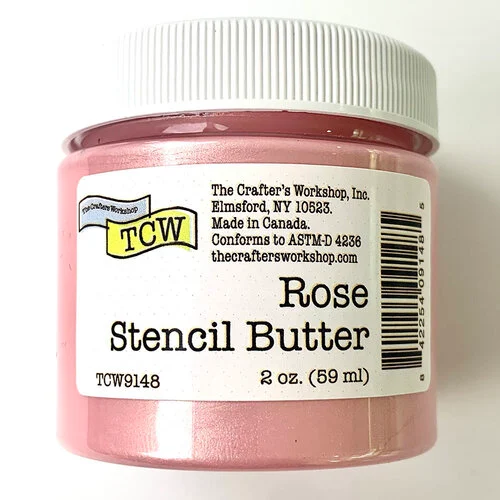 The Crafter's Workshop - Stencil Butter - Rose 1 The Crafter's Workshop - Stencil Butter - Rose