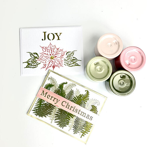 The Crafter's Workshop - Stencil Butter - Petals and Herbs Pack