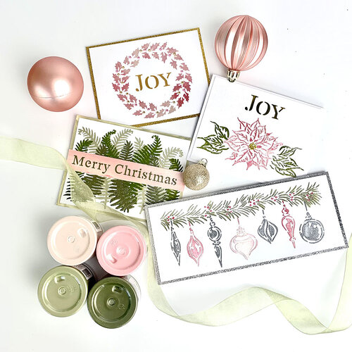 The Crafter's Workshop - Stencil Butter - Petals and Herbs Pack