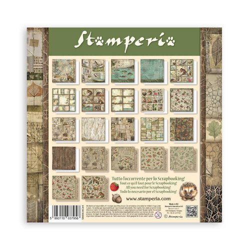 Stamperia - Forest Collection - 12 x 12 Paper Pad - Single Face