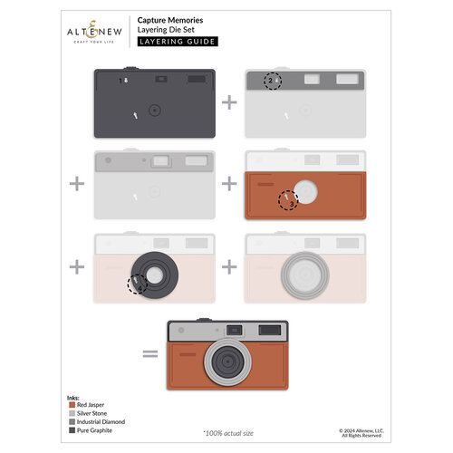Altenew - Layering Dies - Capture Memories 2 Altenew - Layering Dies - Capture Memories