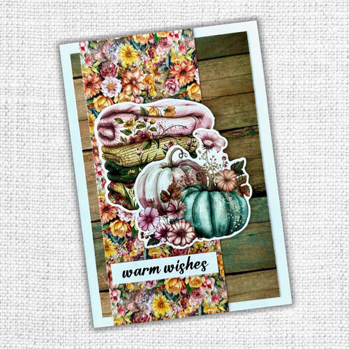 Paper Rose - Cozy Fall Collection - Embossed Die Cuts - 2