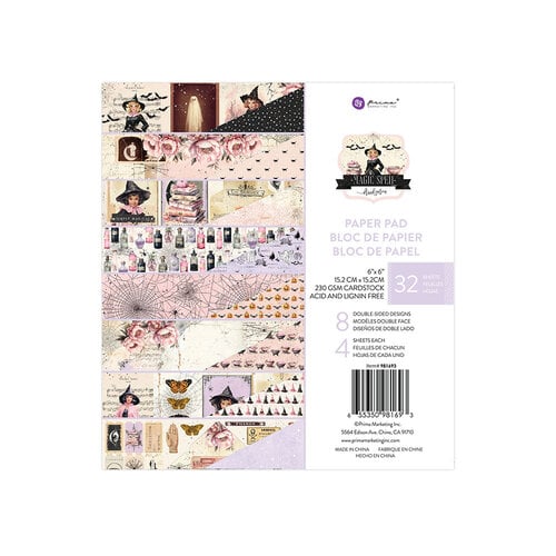 Prima - Magic Spell Collection - 6 x 6 Paper Pad