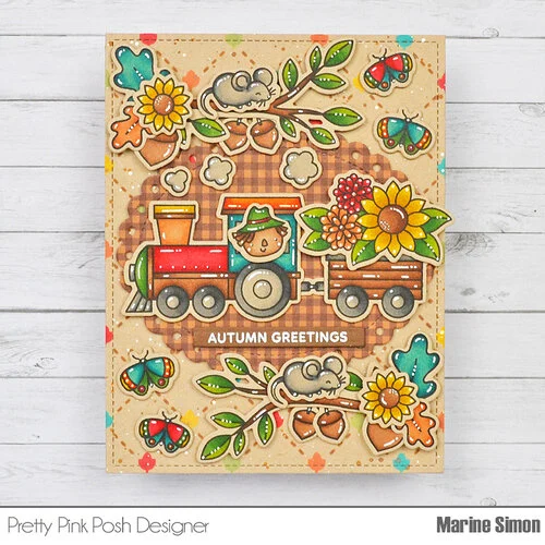 Pretty Pink Posh - Clear Photopolymer Stamps - Fall Icons
