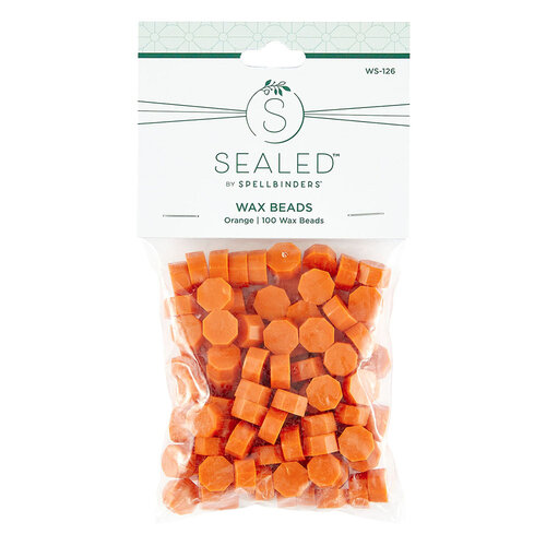 Spellbinders - Sealed 3D Christmas Collection - Wax Beads - Orange