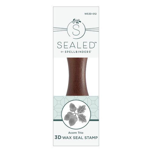 Spellbinders - Falling Leaves Collection - Wax Seal Stamp - Acorn Trio 4 Spellbinders - Falling Leaves Collection - Wax Seal Stamp - Acorn Trio