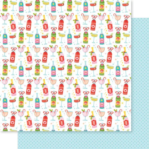 Bella Blvd - Merry Mingle Collection - 12 x 12 Double Sided Paper - Making Spirits Bright 1 Bella Blvd - Merry Mingle Collection - 12 x 12 Double Sided Paper - Making Spirits Bright