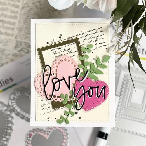 Scrapbook.com - Decorative Die Set - Heart Doilies 12 Scrapbook.com - Decorative Die Set - Heart Doilies